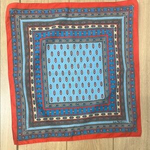 Leo Narducci Square Scarf with Layered Patterns